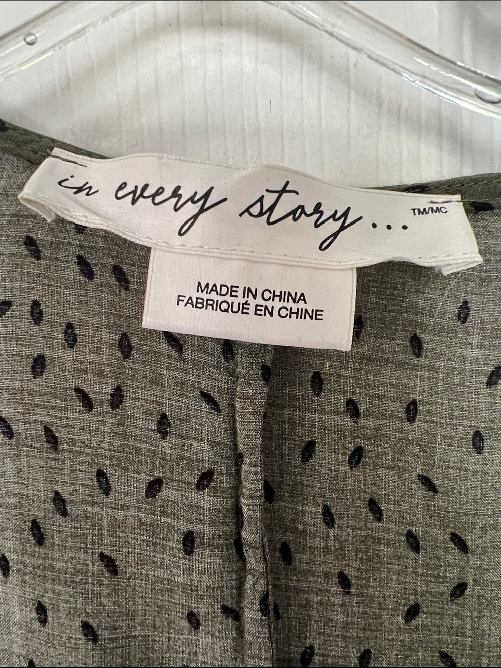 Olive Polka Dot Lightweight Kimono Cardigan - Picture 2 of 4